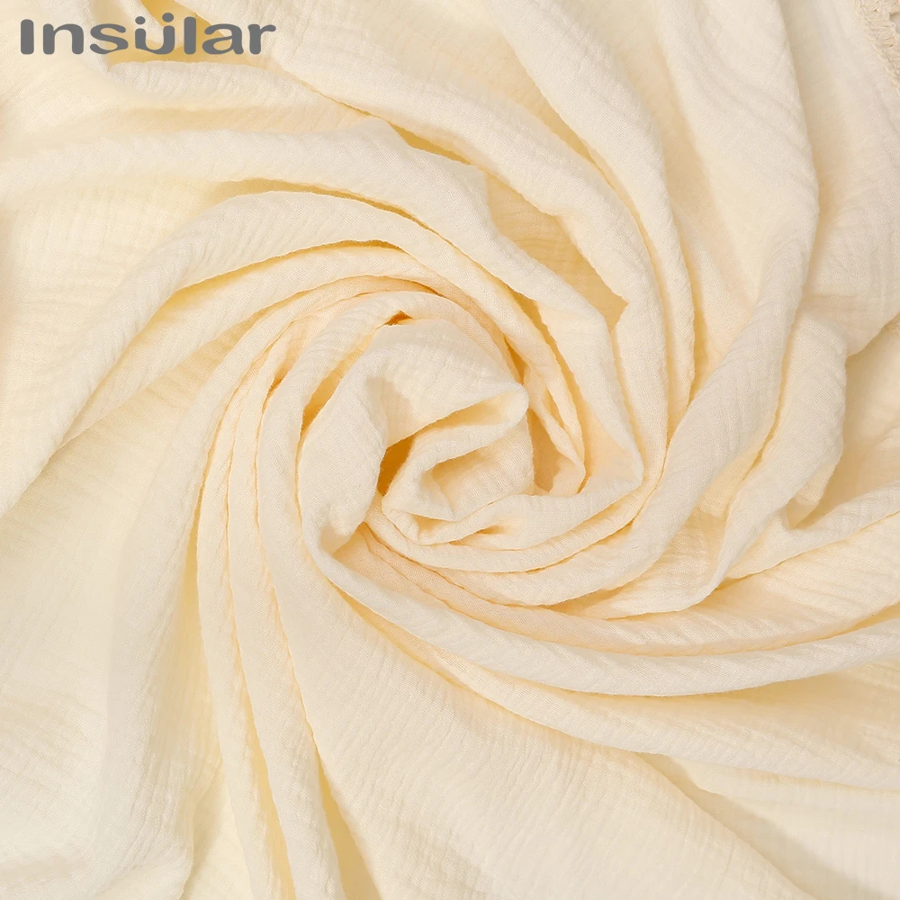 Insular Infant Tassel Gauze Blanket Children Gauze Wrapping Towel Newborn Bath Towel Baby Blanket Holding Quilt Baby Accessories 5