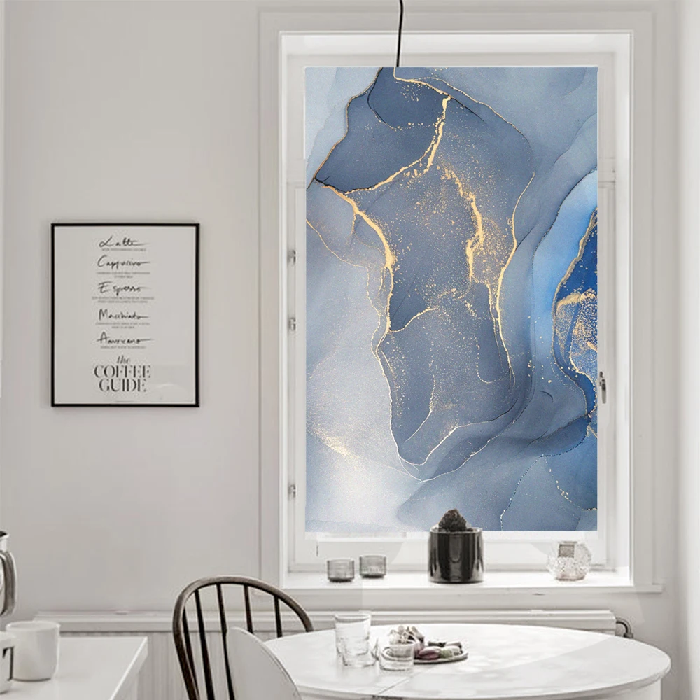 Pellicola per vetri Privacy adesivo in vetro smerigliato isolamento termico  e protezione solare adesivo decorativo in grana di marmo per la casa -  AliExpress