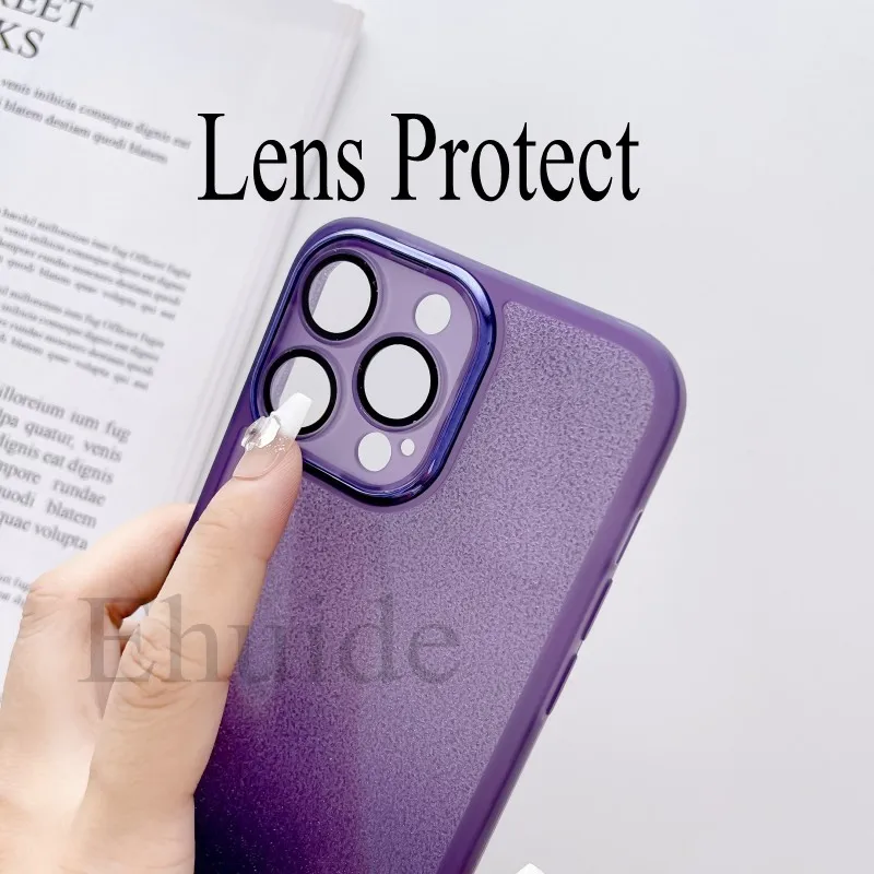 Luxury Crossbody Strap Neck Lanyard Case with Lens Protect and Glitter Finish