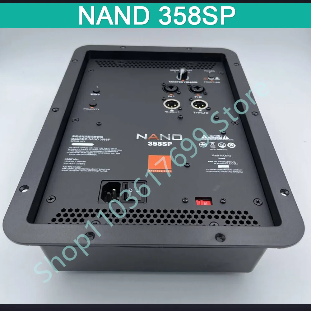 Subwoofer Autoalimentato Da 18 "Per Modulo Amplificatore Subwoofer Jbl Nand358Sp Nand 358Sp