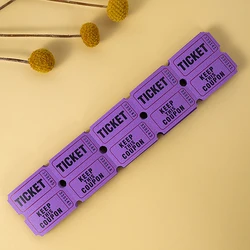 Concert and Event Raffle Tickets - Pack of 100 (PURPLE)