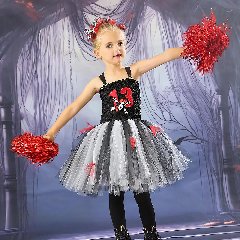 Kids Zombie Cheerleader Halloween Costume