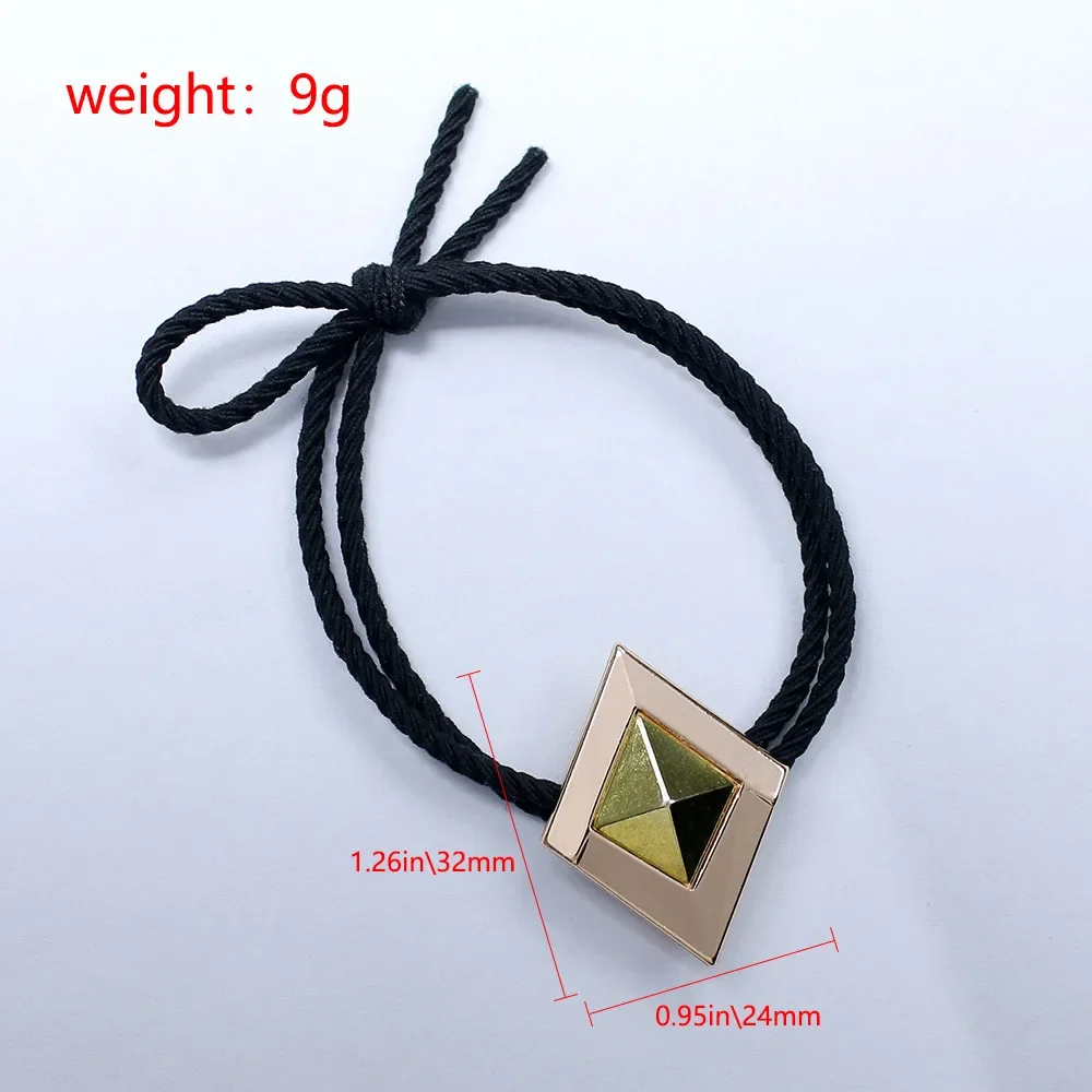 Genshin Impact Zhongli Diamond Shape Hair Rope Lady The Hair Tail Hairstyle Hairpins Women Bobby Pins Copslay Hair Accessories