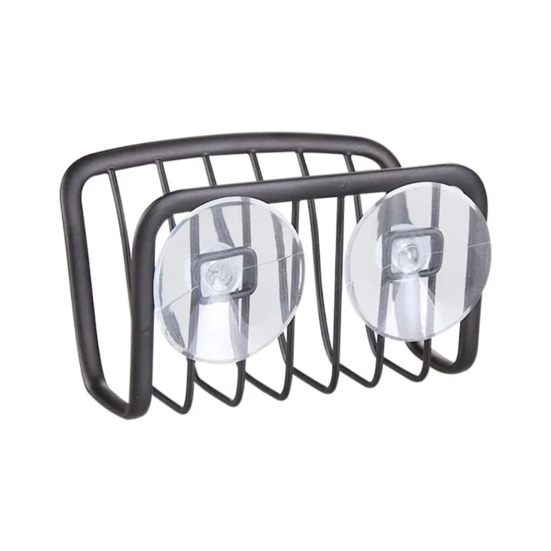 Sink Sponge Rack Drain Storage Shelf Stainless Steel Kitchen Wire Ball Rag Organizer Holder Kitchen Storage Rack 5