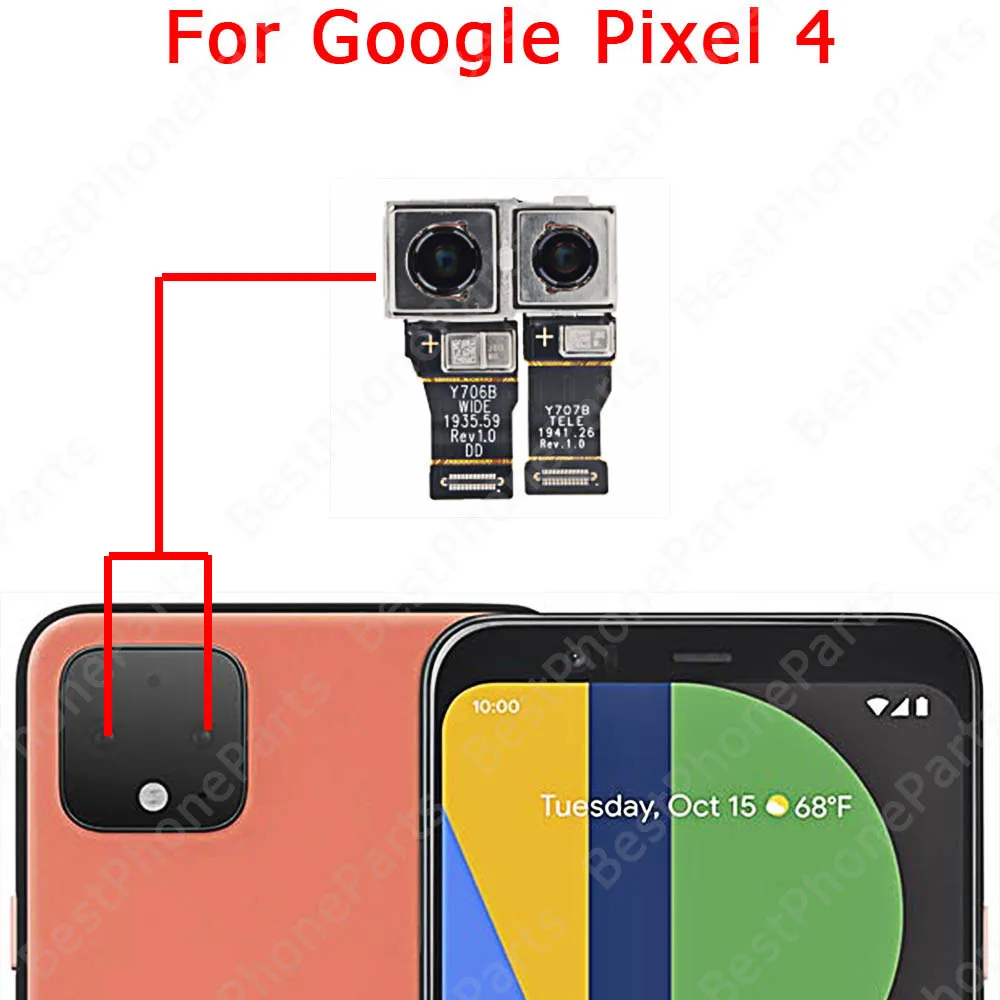 QuirkVault】Camera For Google Pixel XL 4a 5a Selfie Big Rear