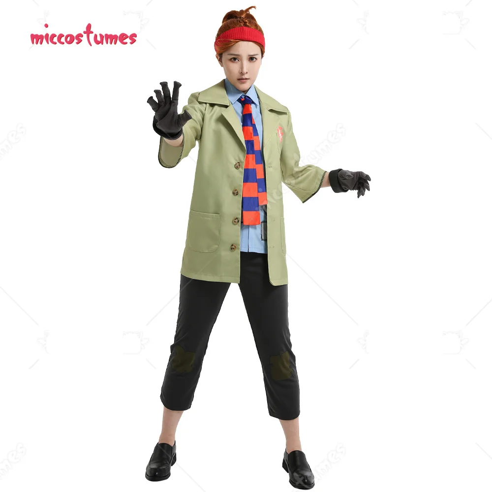 Unisex World Heroes Mission Rody Soul Uniform Set Cosplay Costume Outfit Con Fascia E Guanti