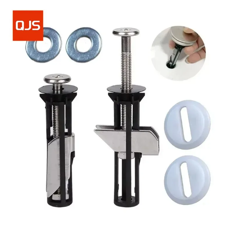 Toilet Seat Bolt Kit Toilet Cover Maintenance Accessory Screws WC Replacement Parts 1 Pair Universal Bathroom Accessories