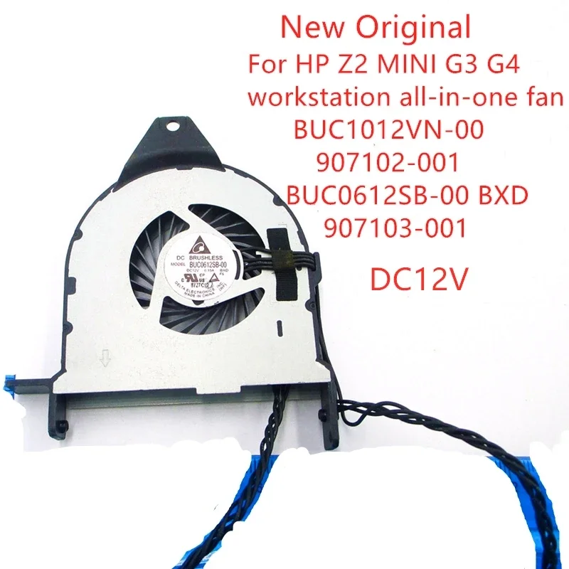 Nuovo Originale Laptop Cpu Gpu Ventola Di Raffreddamento Per Hp Z2 Mini G3 G4 Workstation Fan Buc1012Vn-00 907102-001 Buc0612-00 Bxd 907103-001