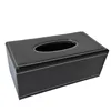 High-Quality Leather Paper Drawer, Living Room, Household Tissue Box, Creative PU Napkin Paper Box, Car Mounted Tissue Paper Box 5