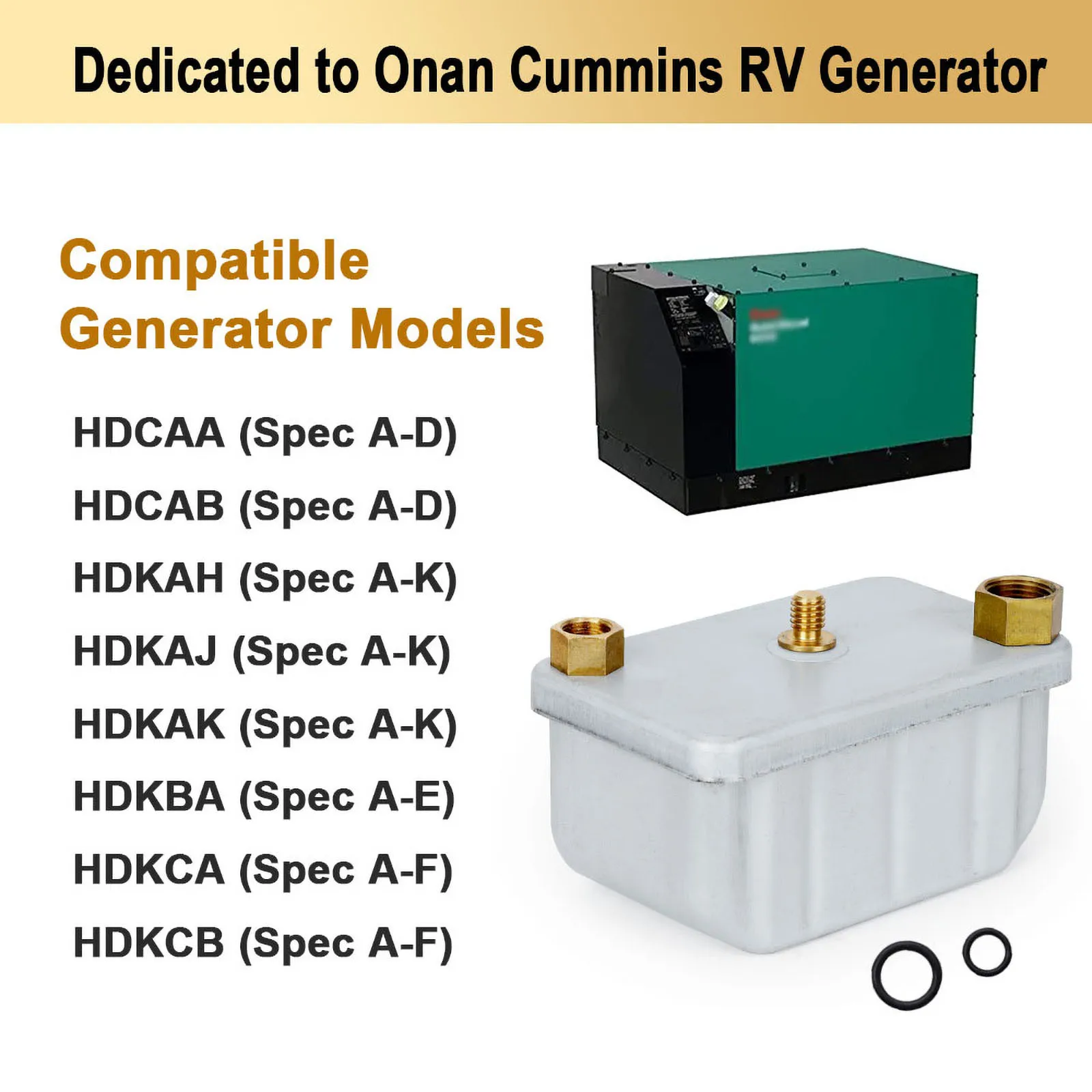 

149-2513 Fuel Filter Replacement for RV QD Series HDKAH HDKCA HDKCB HDCAA HDCAB HDKAJ HDKAK HDKBA Spin-On Oil Filter