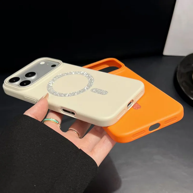 Magstfe Phone Case with Large Hole Lens and Flash Drill Magnetic Coil