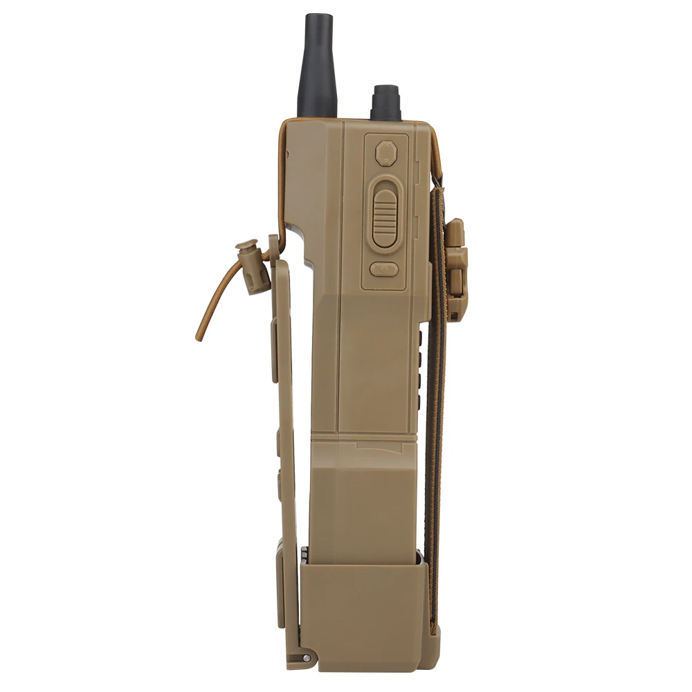 Tactical BB Balls Loader Box Electric Counting PRC-152 Radio Model Pouch Compatible MOLLE Vest Airsoft M4 5.56 BBs Storage Case