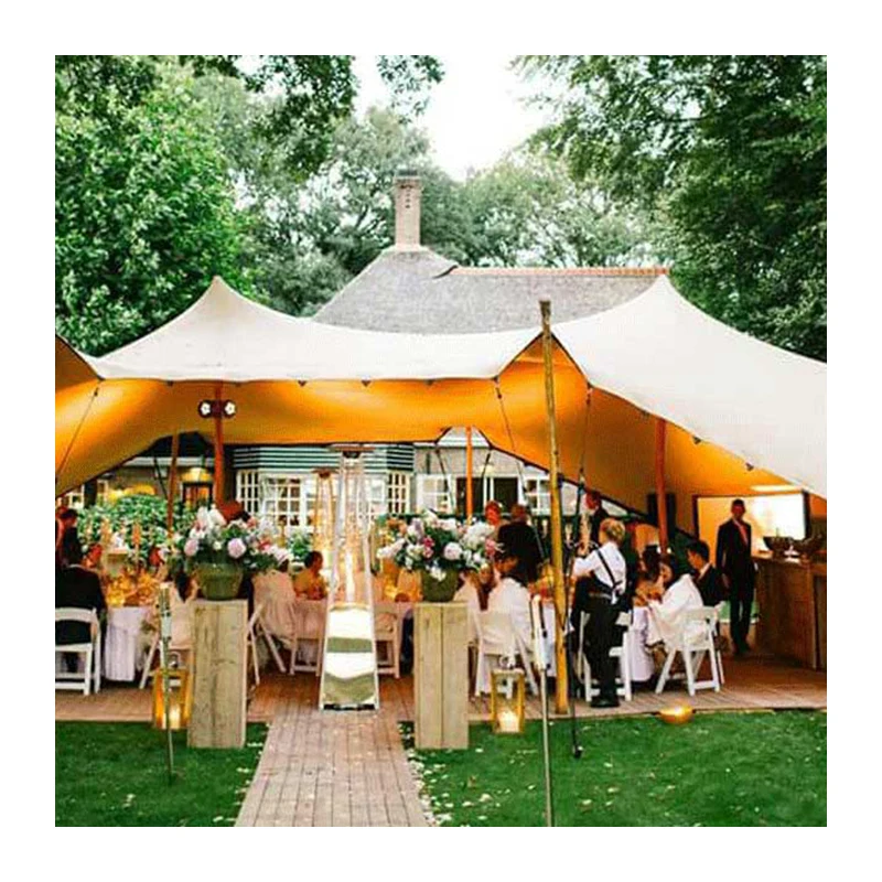 

Waterproof Fireproof Strong Durable Elastic Material Stretch Tent