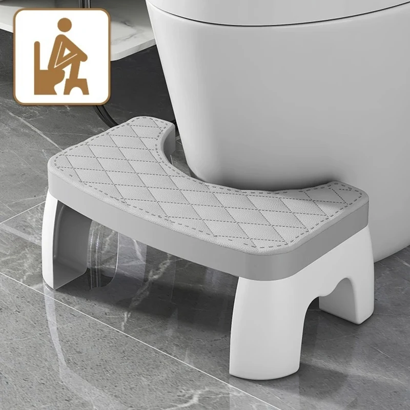 Toilet Squat Stool Removable Non-slip Portable for Home Bathroom