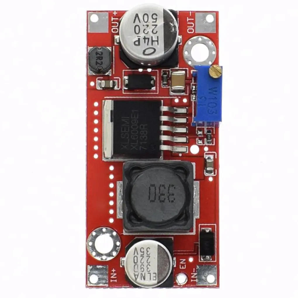 

Повышающий преобразователь XL6009, регулируемый модуль источника питания постоянного тока 15 Вт от 5-32 В до 5-50 в, замена LM2577