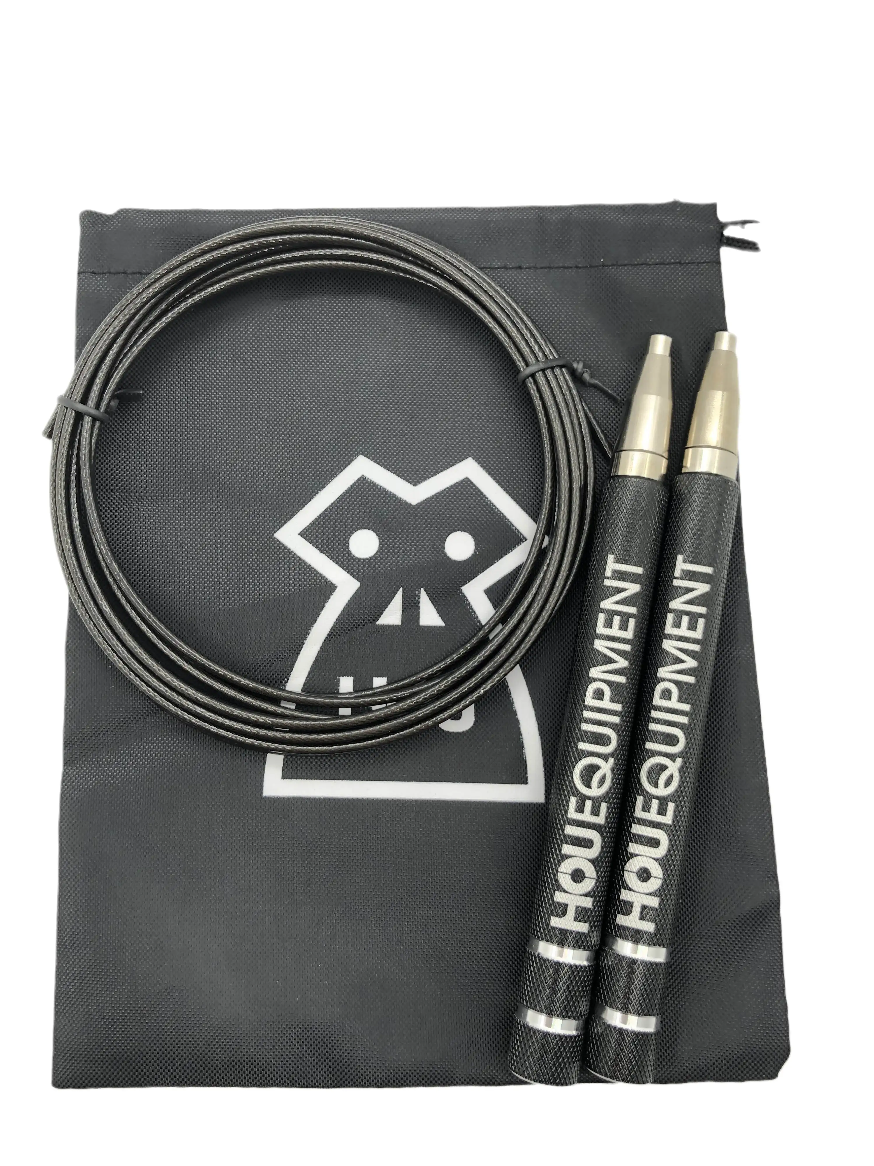 Jump Rope HOU Jump Rope High-Speed Skipping Rope Self Locking Double Unders Adjustable Crossfit MMA Boxing Fitness Skip Workout Train