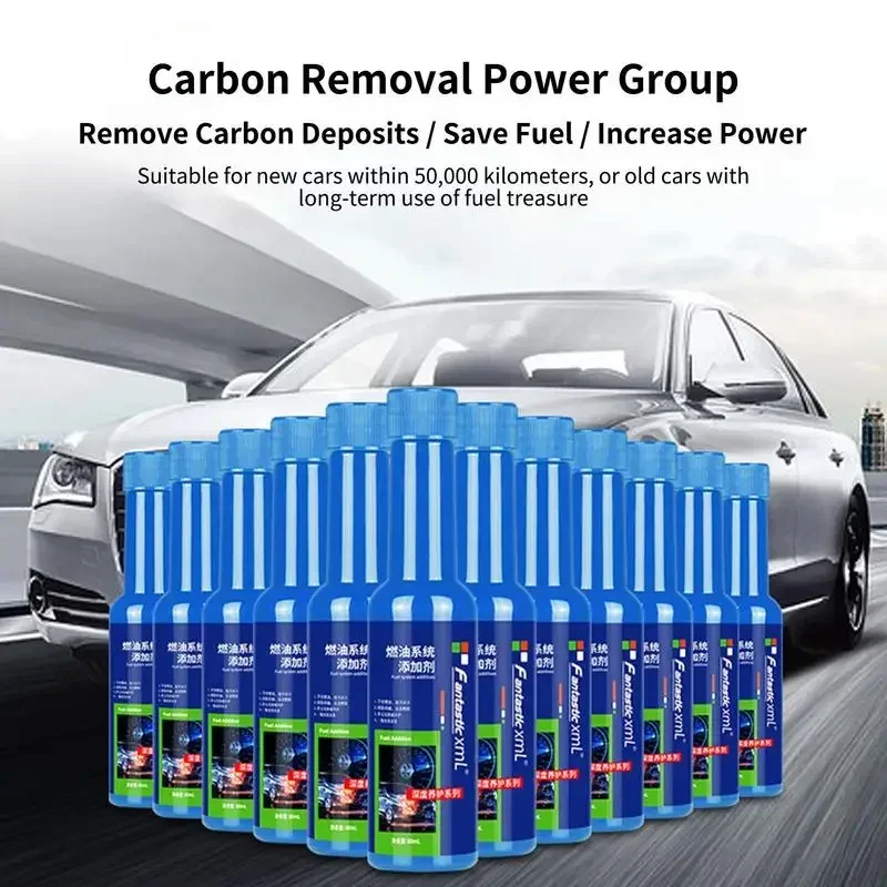 6pcs Fuel Gasolines Injector Cleaner Car System Petrol Saver Save Gas Oil Additive Restore Saving Fuel Clear Carbon Deposit