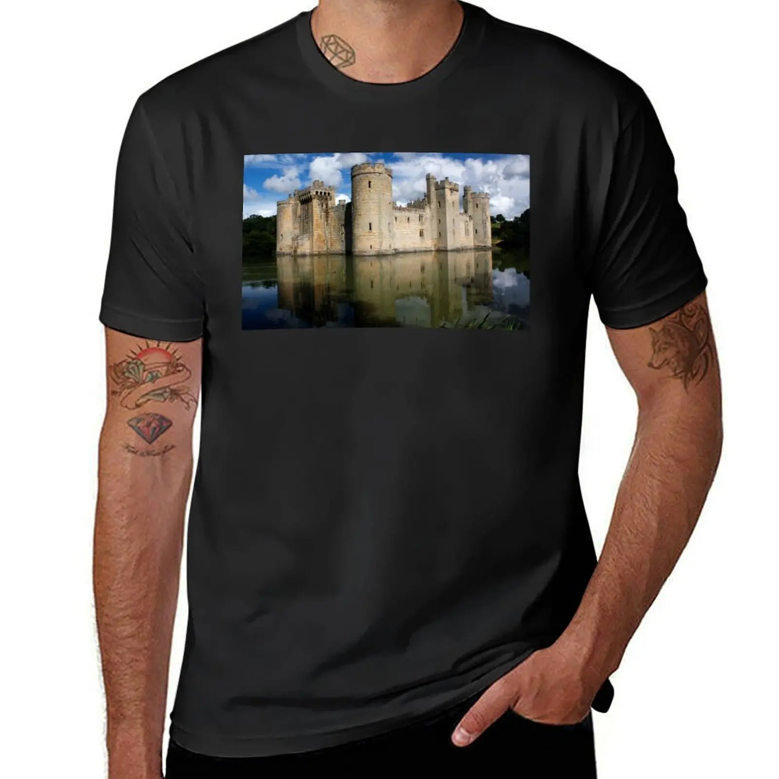 

Bodiam Castle T-Shirt heavyweights blacks designer t shirt men