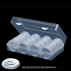60Pcs Clear Transparent 41mm Coin Capsule Holder Round Boxed Coin Holder Plastic Storage Collectable Display Cases with capsules 1