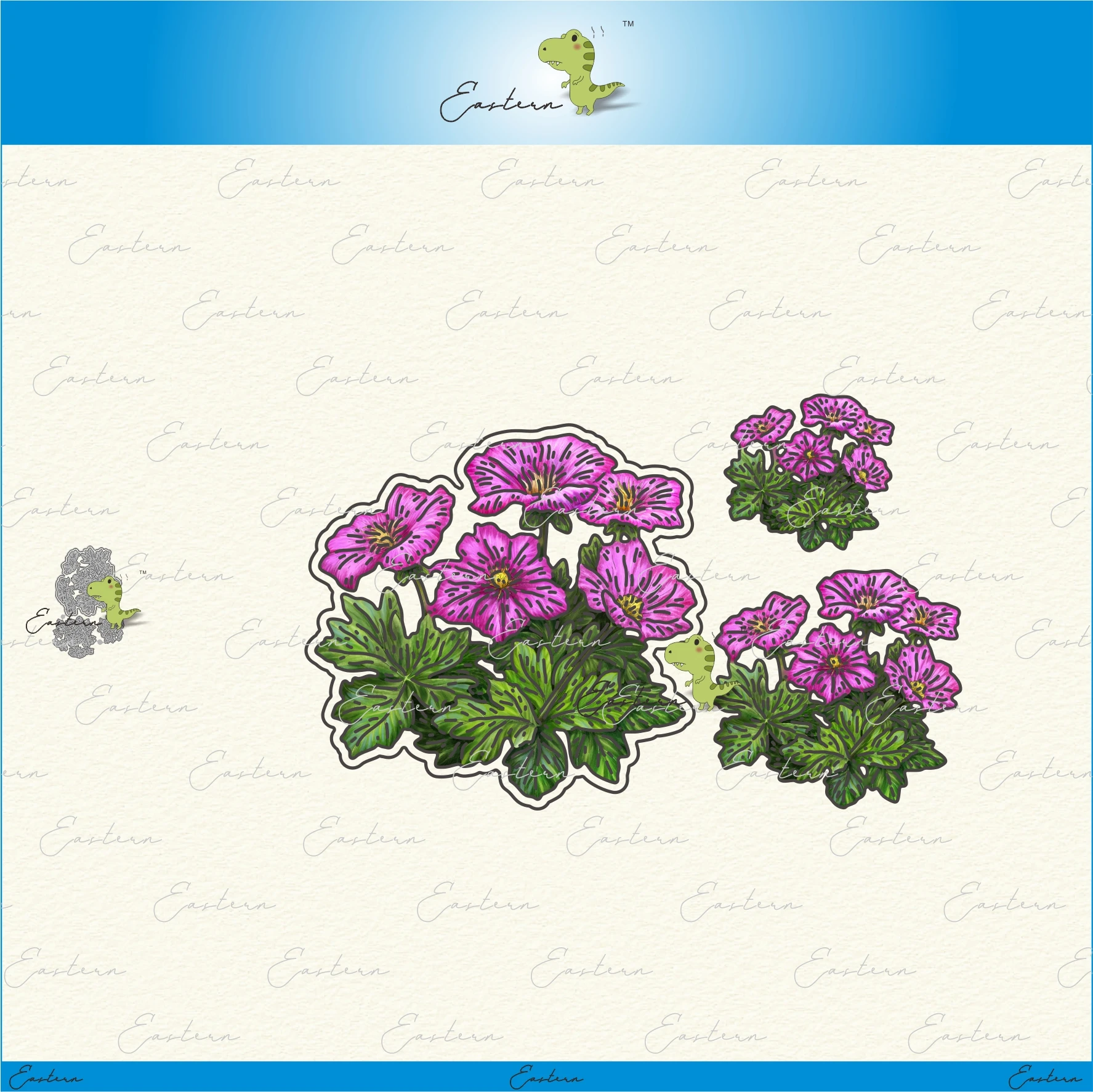 

Gentle Geranium Die Set metal cutting dies 2023 new DIY molds Scrapbooking Paper Making die cut crafts Printed Sheet
