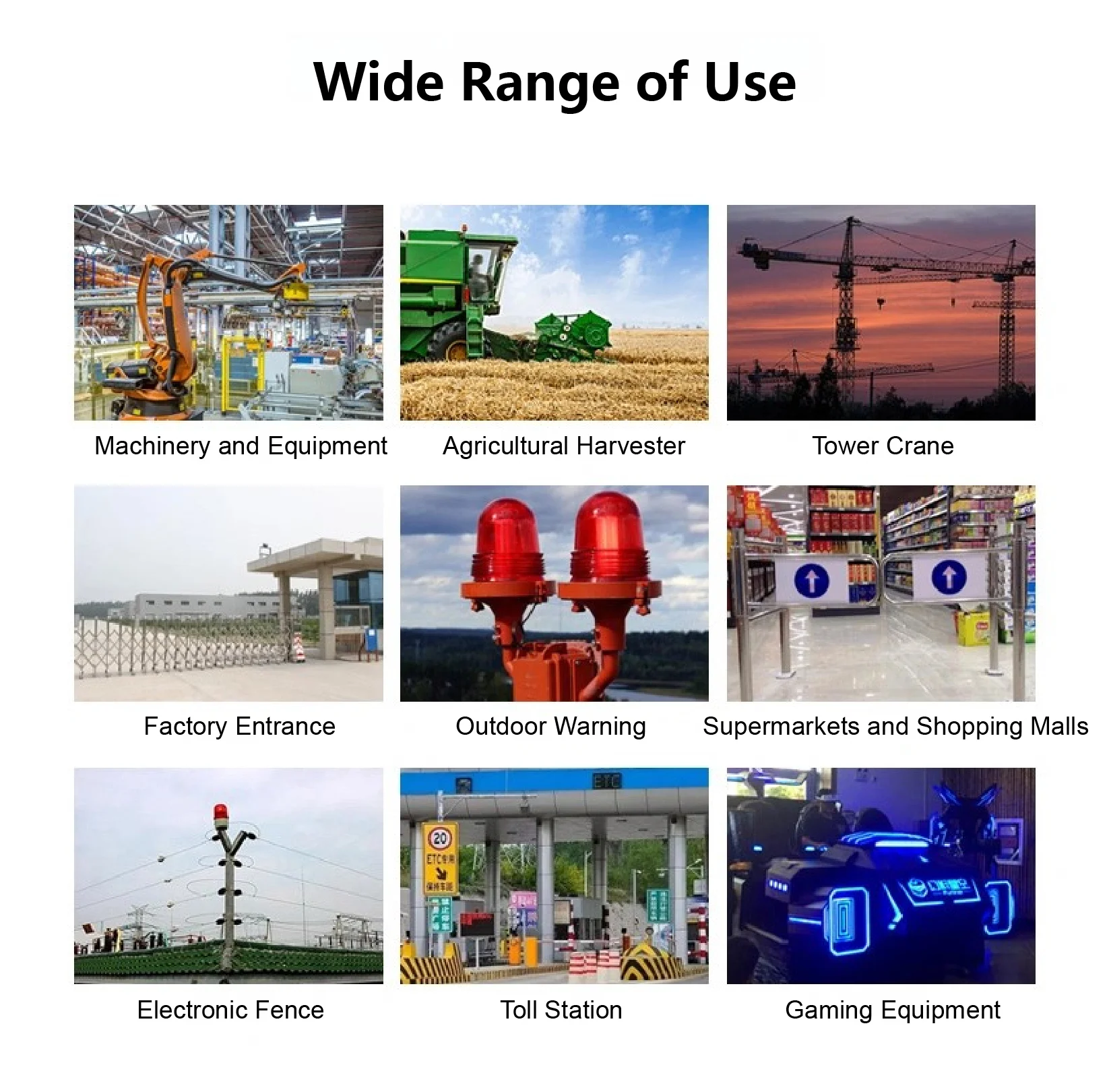 EL-1101J-R LED Warning Light Industrial Beacon Rotating Strobe Signal Lamp Audib