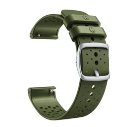 Silicone Smartwatch Band Bracelet - Easyfit Replacement Wristband Accessories - Polar Vantage M (Army green 2)