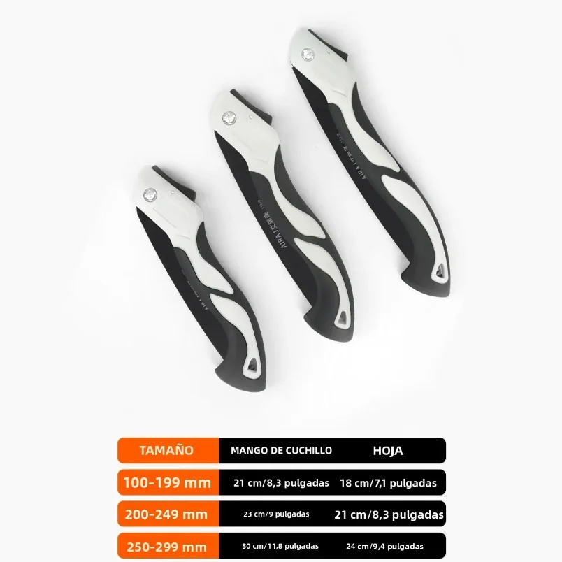 AIRAJ 11.8인치 접이식 톱 목공 수공구 다기능 목재 절단용 날카로운 캠핑 정원 가지치기 톱 나무 절단기