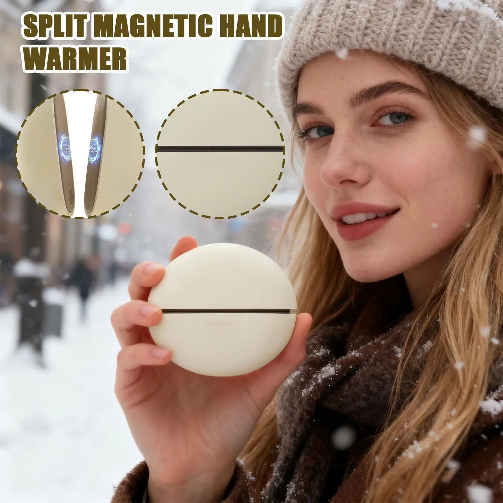 Hand Warmer Lightweight Ergonomic Heating Device Camping Hand Warmers For Men Women Kids Family Indoor Outdoor Home Offices