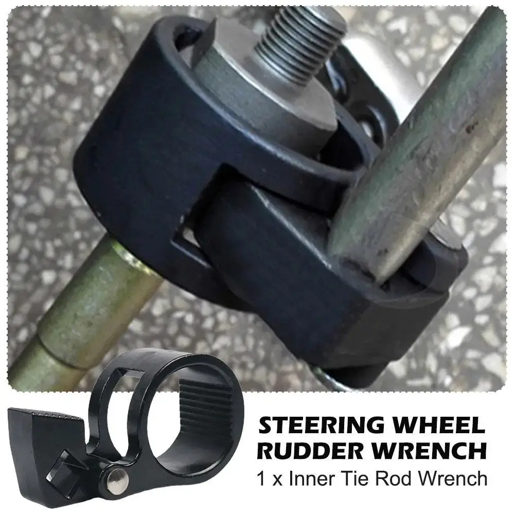 

Multi Functional Steering Rods Removal Tool Universal Car Truck Inner Tie Rod Wrench 27-42mm Steering Wheel Rudder Wrench Tool