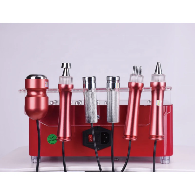 Portable Ultrasound Oxygen Facial Skin Care Beauty machine 6 handles Face and Eyes Sculpture Machine