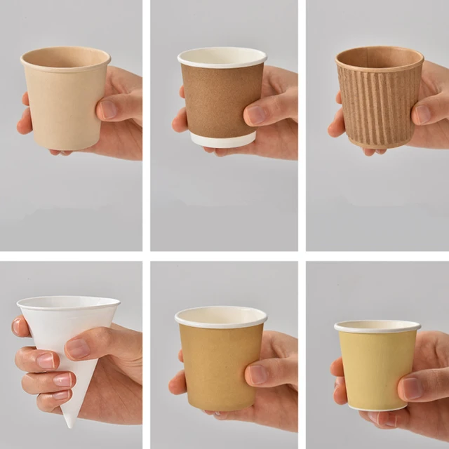 small paper sample cup