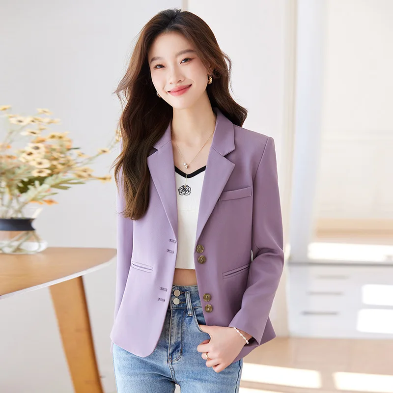 

Formal Elegant Styles Women Blazers Jackets Coat Spring Autumn Professional Outwear Tops Blaser Business Work Wear Plus Size