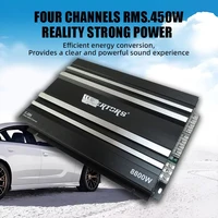 Class AB Car Audio Upgrade Power Amplifier 4 Channel 12V 8800W Power Stereo Amplifie Audio Speaker Subwoofer Treble Mid-bass - Image 4