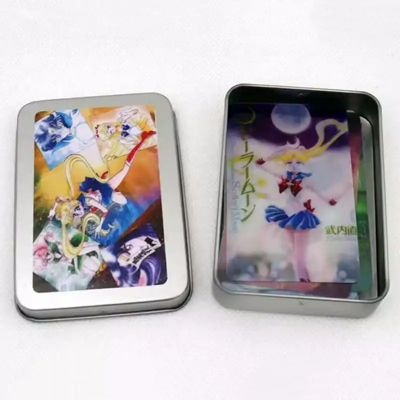 

30Pcs/set Sailor Moon Kaiou Michiru Sailor Saturn Self Made Anime Game Characters Classic Series Collection Card Pvc Film Gift
