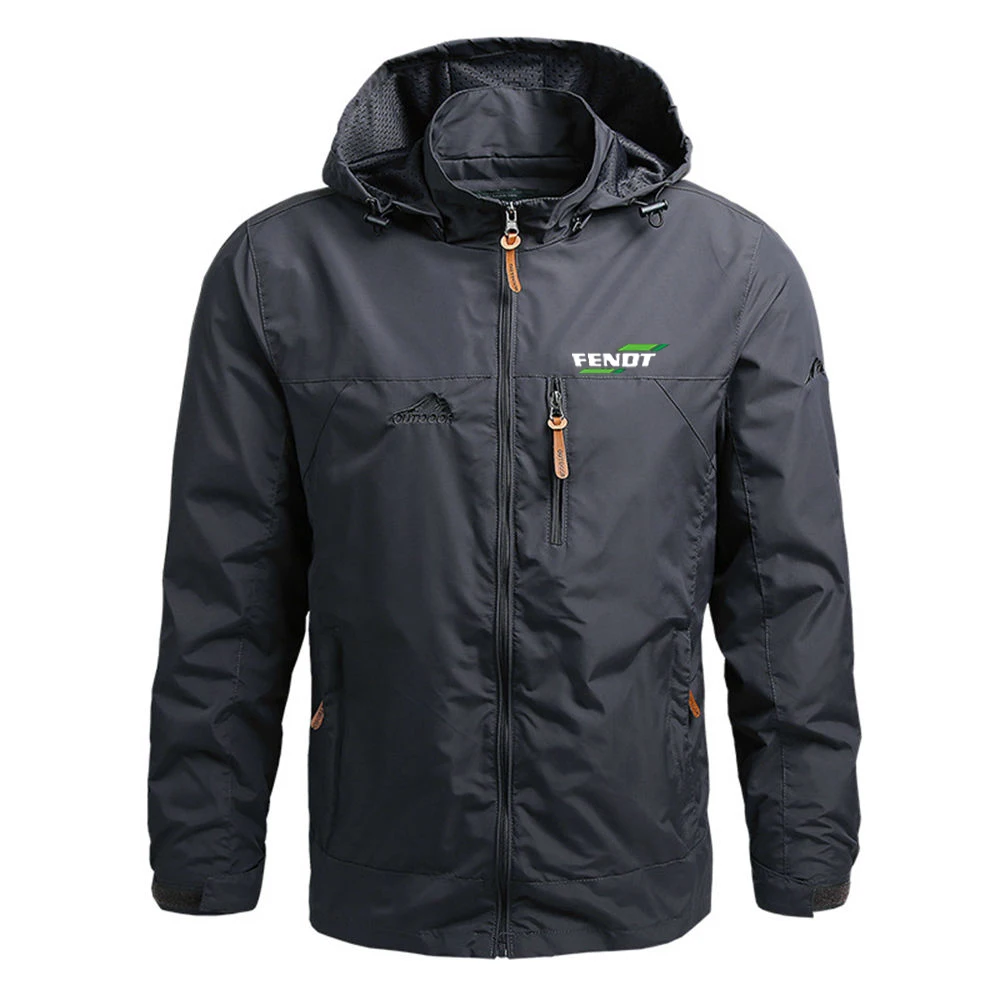 

Fendt New Men's Brand Printing Spring And Autumn Comfortable Casual Simplicity Designe Versatile Four-Color Trench Coat