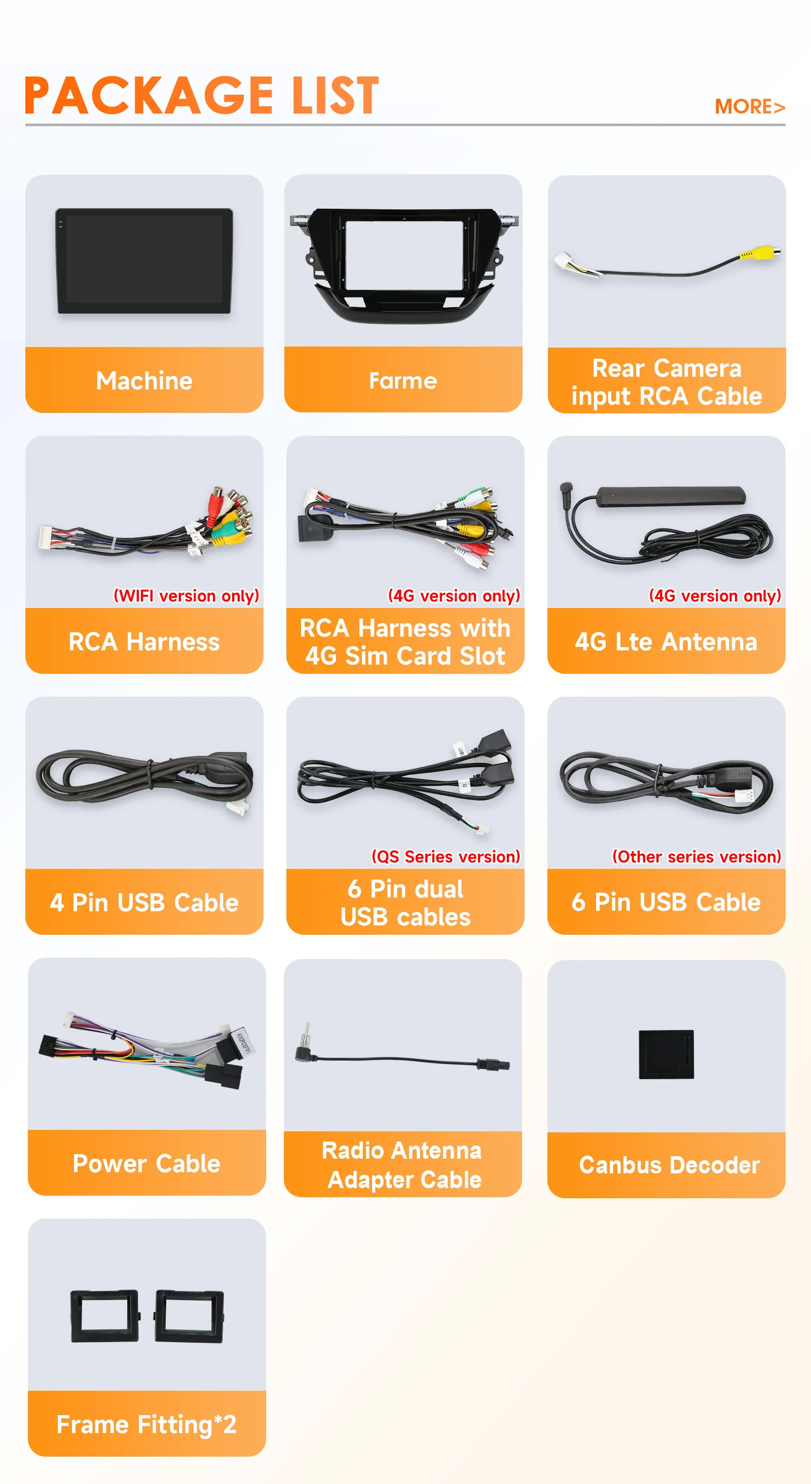 Radio de Coche Android Hizpo 2Din de 9 Pulgadas para Opel Corsa F 2019-2023, Auto CarPlay, RDS, DSP, BT, GPS, 4G, WiFi, Bluetooth, SWC, 360 ° CAM 7