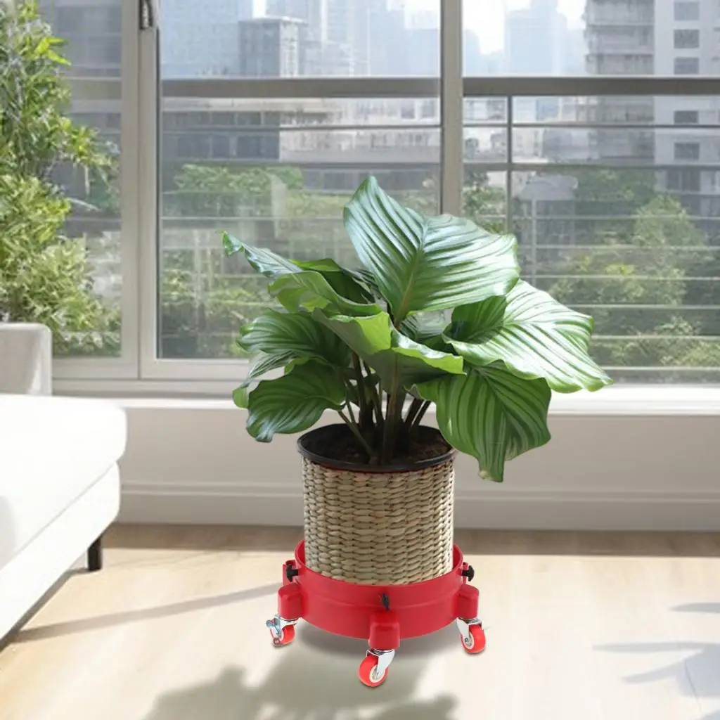 Rolling Bucket Dolly Detailing Tool Removable Bucket Mover Wear Resistance Car Wash Dolly for Car Beauty Cleaners