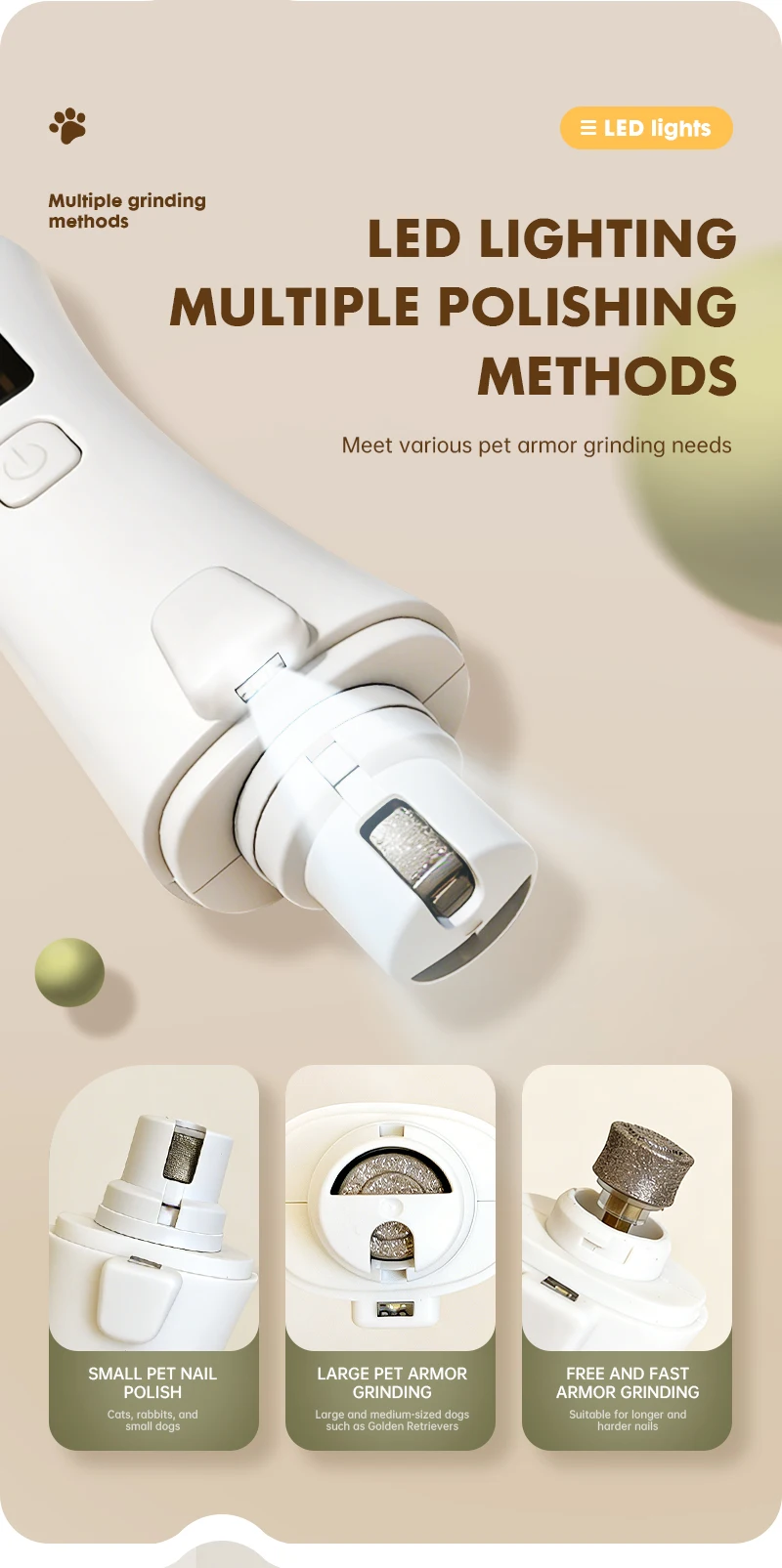 Hunde Krallenschere Mit Led Licht Und Digitalem Display_voghion.com