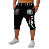 Mens Summer Shorts Elastic Drawstring Waist Lightweight Breathable Quick-Dry Sports Cropped Pants for Basketball Fitness Running 2