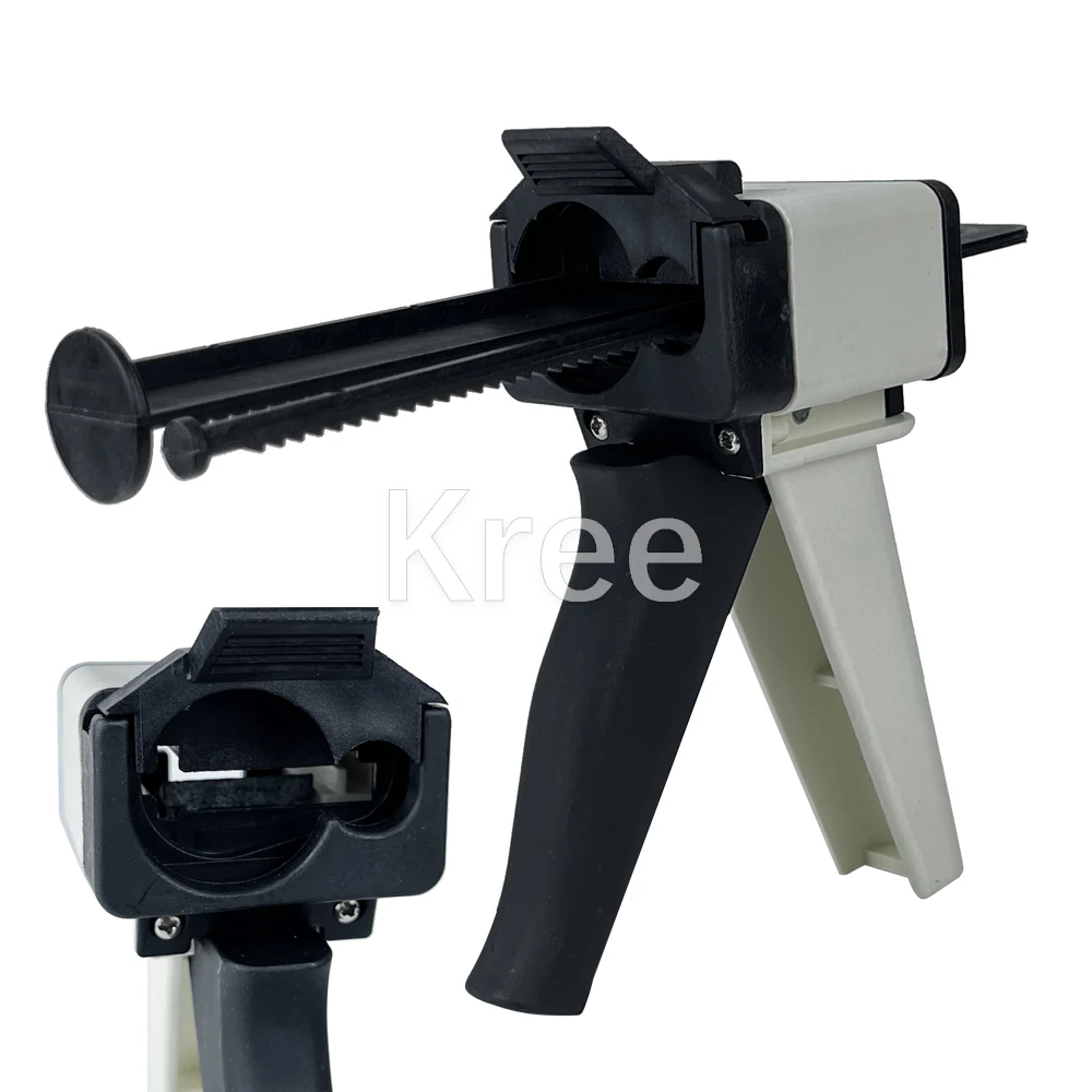 Dental Impression Gun Mixing Dispensing Universal Dispenser Gun 1:1/1:2 Silicon Rubber Dispenser Gun 10:1 Dentist Tools