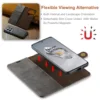 DG.MING Detachable 2Folding Case For OnePlus 13 12 11/Nord 2 5G/9RT 5G Wallet Case Leather Magnetic Cover for OnePlus 9/9Pro/9R 4