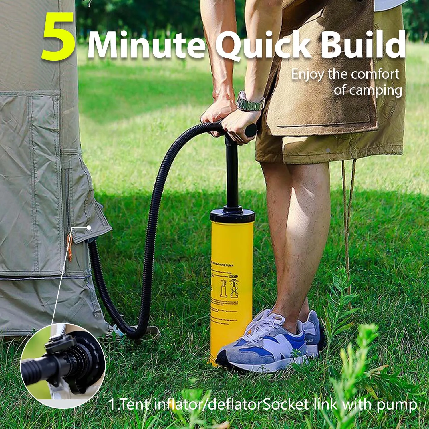 Large 8-10 Person Inflatable Tent 5