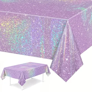 Purple Laser Tablecloth 1