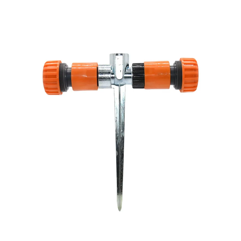 Garden Watering Nozzle Support Metal 1/2" Female Thread Sprinkler Spike Plastic Pile Into The Ground Drip Irrigation Fittings plants irrigation kits plant waterer drip irrigation spike garden irrigation nozzle drip irrigation irrigation fittings