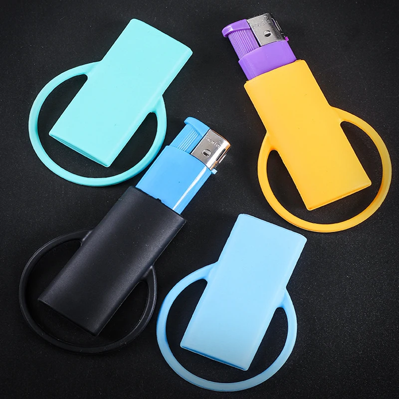 Rubber Lighter Case Silicone Lighter Sleeves Wrap Around Tobacco Pouch &  Cigarette Case Holder Multipack Daily Use