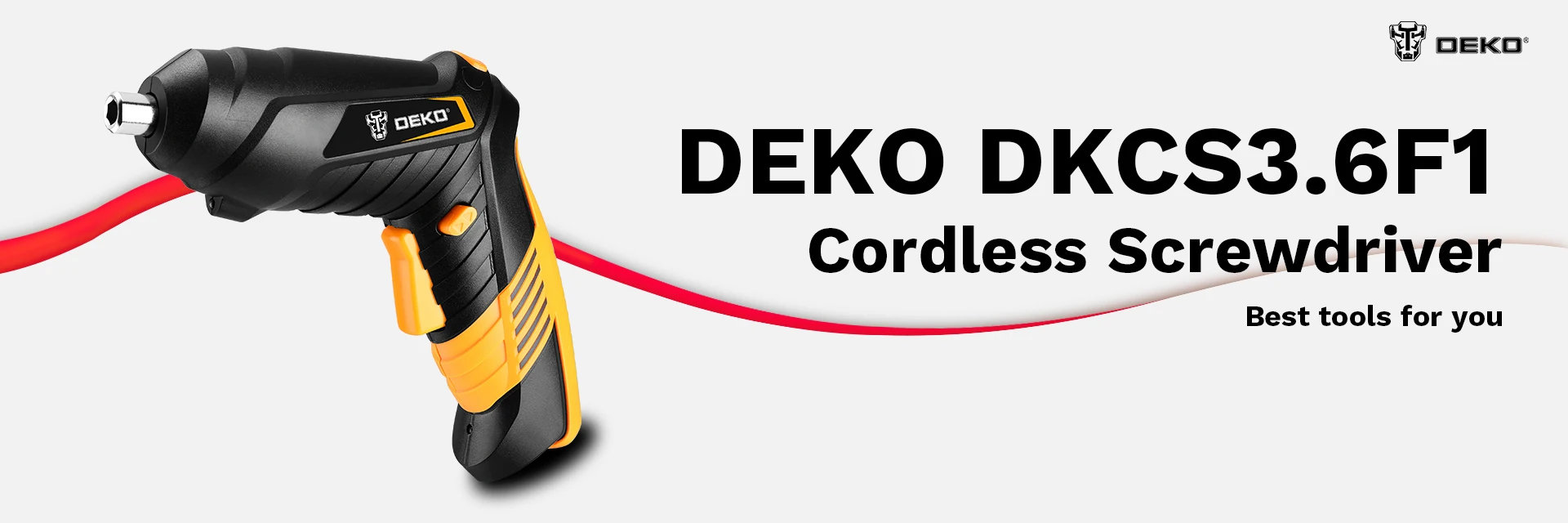 DEKO DKCS3.6F1 Mini Elektromos Csavarhúzó újratölthető akkumulátor csavarhúzó