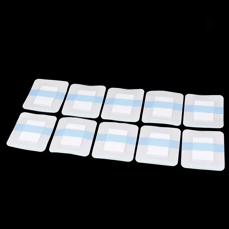 10-Piece Waterproof Transparent Tape - Breathable PU Film Medical Adhesive Plaster