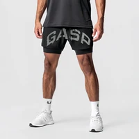 GASP Shorts Muscle Brothers Summer Sports Breathable Men's Shorts Loose Training Bodybuilding Gym Outdoor Sports Wear 2