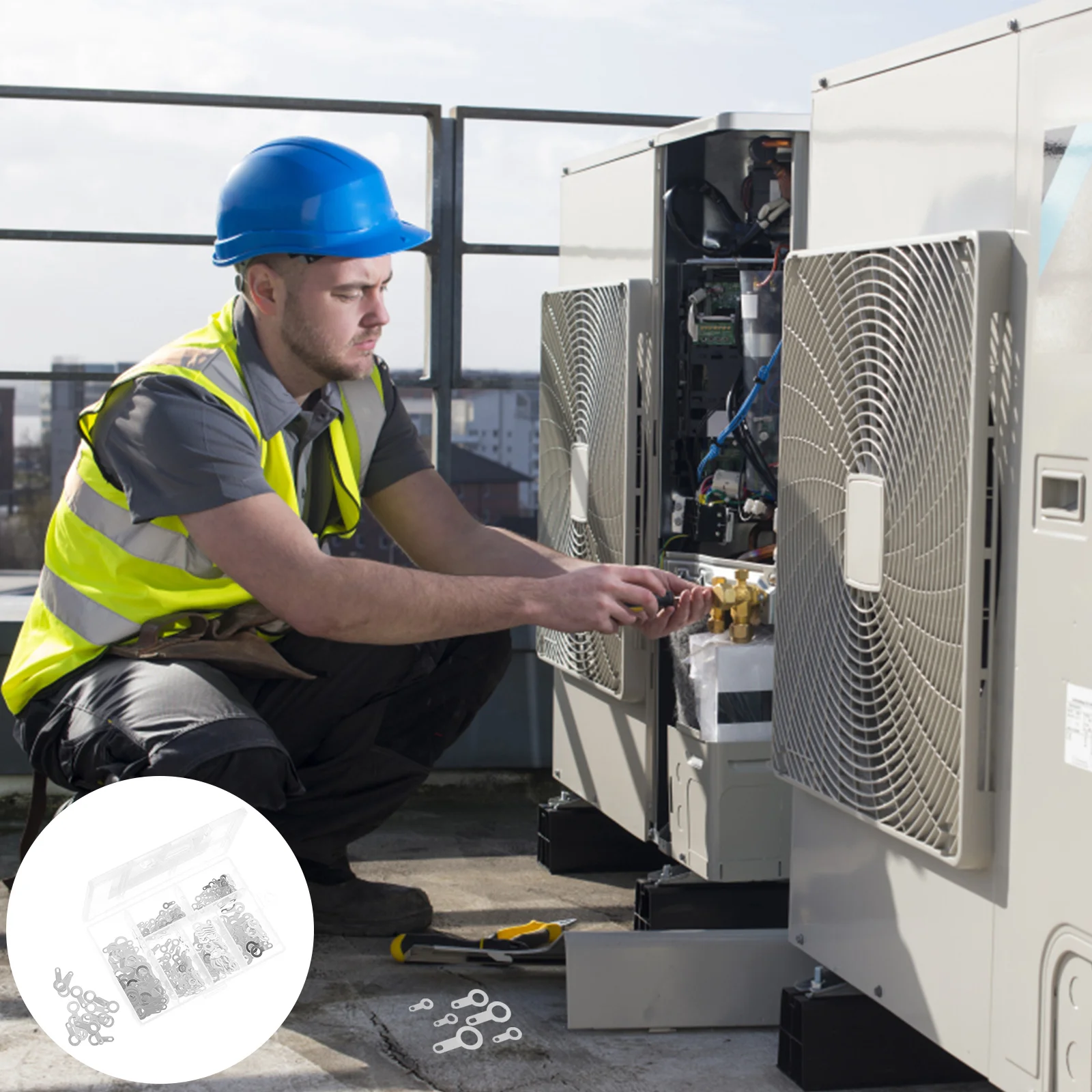 

1 Box/300pcs M22-M62 Single-head Soldering Terminal Copper Plating Flat Washer for Instruments and Apparatus