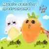 Peluche Interactive Musicale pour Enfant – Jouet Éducatif à Induction Rythmique Fruits – Banane, Carotte, Fraise 5